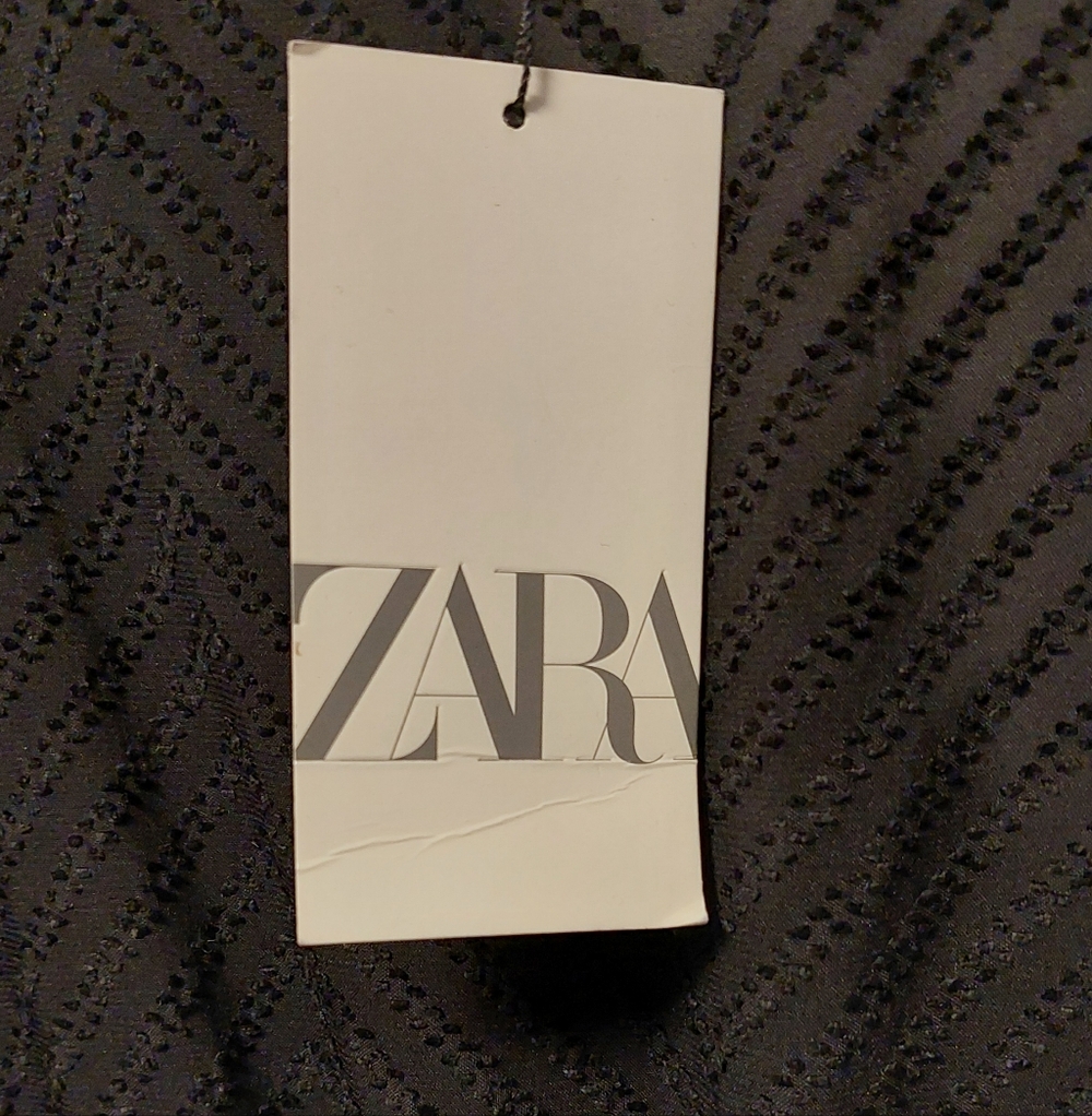 ZARA Dotted Mesh Midi Dress NWT - Picture 12 of 15